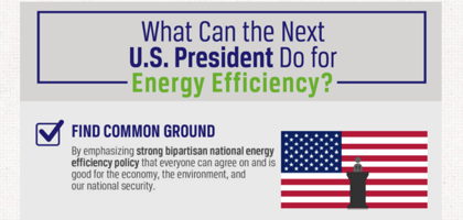 Where do the candidates stand on energy independence and efficiency and what is there vision for both? What role and policies can the executive branch assume to support RE & EE initiatives?
